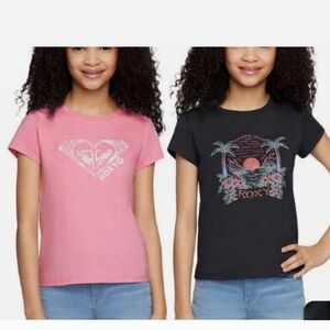 NEW Roxy Youth Girl's 2 Pack T-Shirts